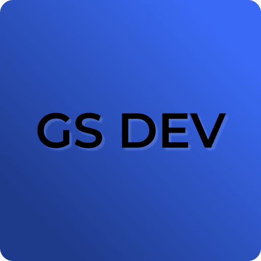 Guilherme Sales Desenvolvedor - GS DEV Logo